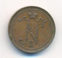10 пенни 1909 года  Для Финляндии