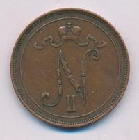 10 пенни 1908 года  Для Финляндии