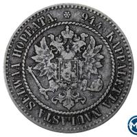 1 марка 1864 года S Для Финляндии