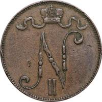5 пенни 1899 года  Для Финляндии