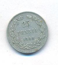 25 пенни 1906 года L Для Финляндии