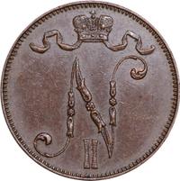 5 пенни 1913 года  Для Финляндии