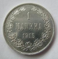 1 марка 1915 года S Для Финляндии