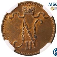 1 пенни 1904 года  Для Финляндии