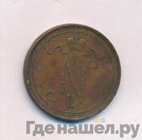 10 пенни 1896 года  Для Финляндии