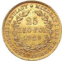 25 злотых 1829 года FH Для Польши