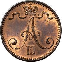 1 пенни 1893 года  Для Финляндии