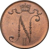 5 пенни 1905 года  Для Финляндии