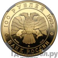 100 рублей 1993 года ММД