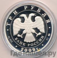 3 рубля 2009 года ММД