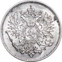 25 пенни 1909 года L Для Финляндии