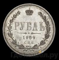 1 рубль 1859 года