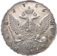 1 рубль 1756 года