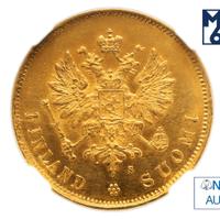 10 марок 1879 года S Для Финляндии