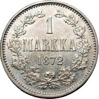 1 марка 1872 года S Для Финляндии