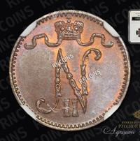 1 пенни 1914 года  Для Финляндии