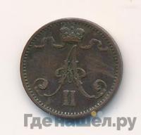 1 пенни 1873 года  Для Финляндии