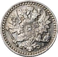 25 пенни 1869 года S Для Финляндии