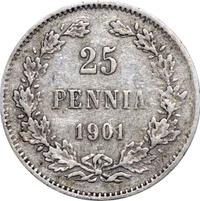 25 пенни 1901 года L Для Финляндии