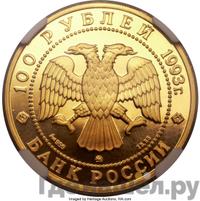 100 рублей 1993 года ММД