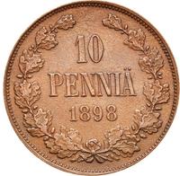 10 пенни 1898 года  Для Финляндии