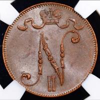 5 пенни 1916 года  Для Финляндии