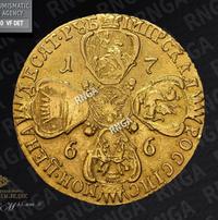 10 рублей 1766 года