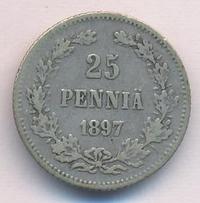 25 пенни 1897 года L Для Финляндии