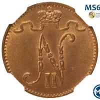 1 пенни 1914 года  Для Финляндии