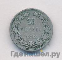 25 пенни 1898 года L Для Финляндии