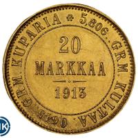 20 марок 1913 года S Для Финляндии