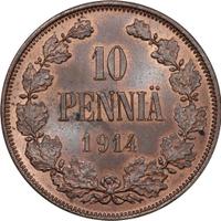 10 пенни 1914 года  Для Финляндии