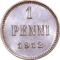 1 пенни 1912 года  Для Финляндии