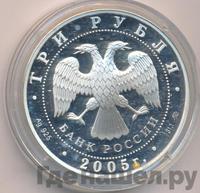 3 рубля 2005 года ММД