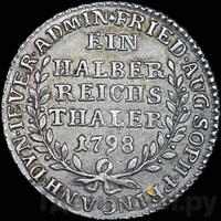 Талер 1798 года  Йеверская монета