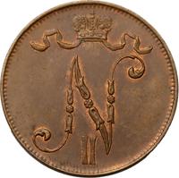 5 пенни 1906 года  Для Финляндии