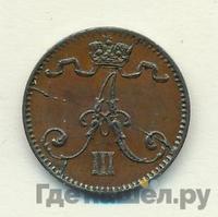 1 пенни 1884 года  Для Финляндии