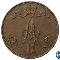 5 пенни 1872 года  Для Финляндии