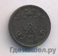 1 пенни 1872 года  Для Финляндии