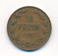 10 пенни 1907 года  Для Финляндии
