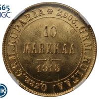 10 марок 1913 года S Для Финляндии