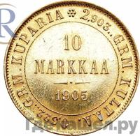 10 марок 1905 года L Для Финляндии