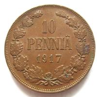 10 пенни 1917 года