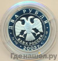 2 рубля 2003 года СПМД