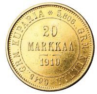 20 марок 1910 года L Для Финляндии