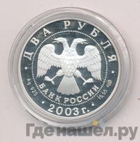 2 рубля 2003 года СПМД