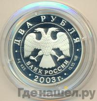 2 рубля 2003 года СПМД