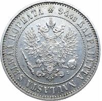 1 марка 1892 года L Для Финляндии