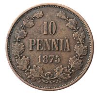 10 пенни 1875 года  Для Финляндии