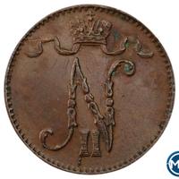 1 пенни 1907 года  Для Финляндии